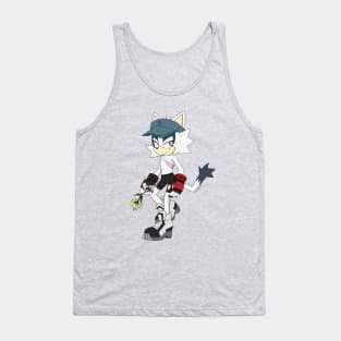 Cat flower Tank Top